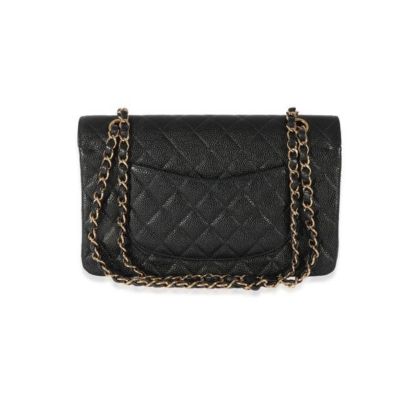Chanel Black Caviar Medium Classic Flap Bag - Picture 5 of 9